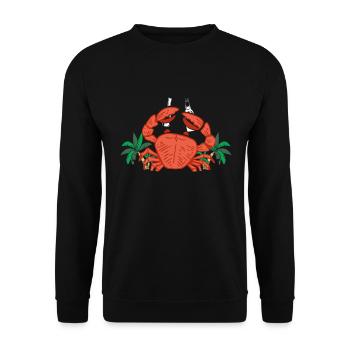 Alaska Geschenk Kinder Herren Damen USA Natur Eis - Unisex Pullover - Schwarz - Vorne - Alina (178cm) & Michal (187cm)