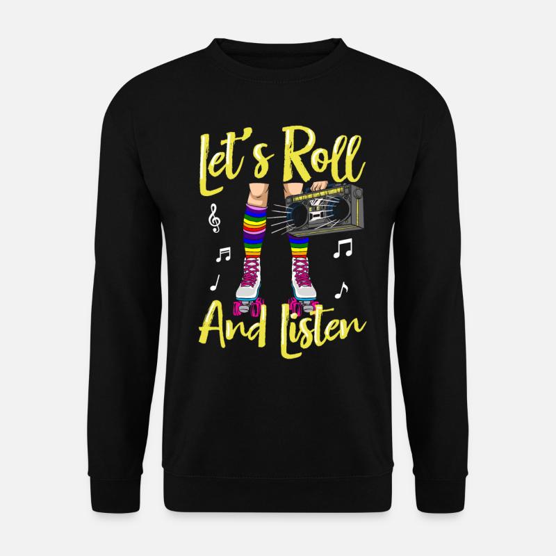 Inline Skater - Unisex Pullover - Schwarz
