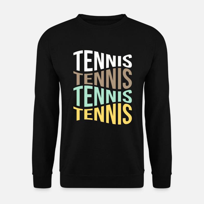 tennis - Sweat-shirt Unisexe - noir