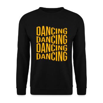 Dance - Unisex Sweatshirt - black - Front - Alina (178cm) & Michal (187cm)