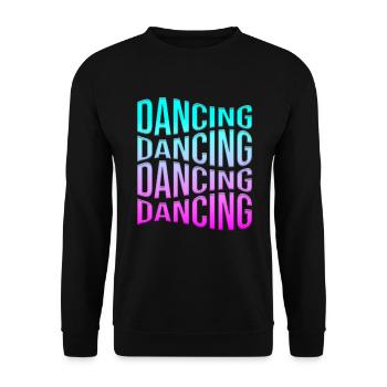 Dance - Unisex Sweatshirt - black - Front - Alina (178cm) & Michal (187cm)