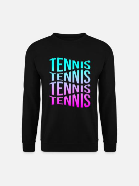 tennis - Unisex Pullover - Schwarz