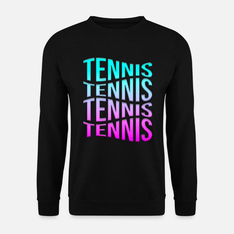 tennis - Unisex Pullover - Schwarz