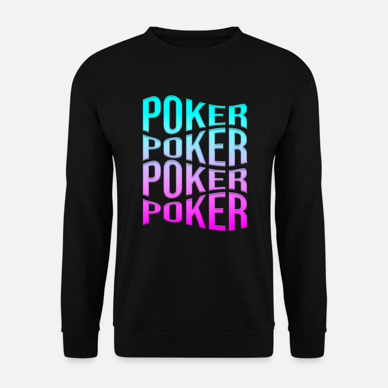 poker - Unisex Sweatshirt - black