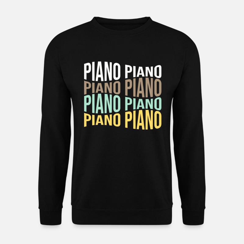 Piano - Unisex Sweatshirt - black