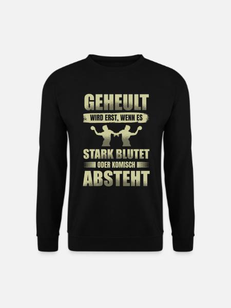 Handballspiel Handballerin Handball für einen - Unisex Pullover - Schwarz