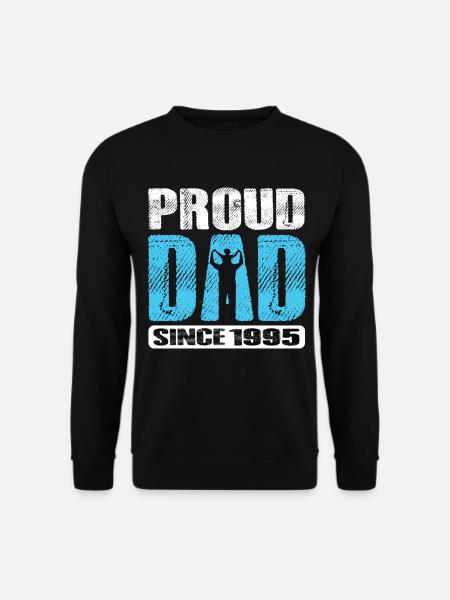 Proud Dad Since 1995 - Unisex Sweatshirt - black