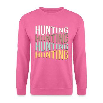 Hunt - Unisex Sweatshirt - pink - Front