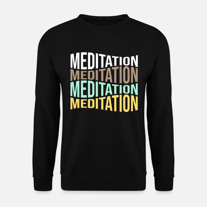 meditation - Unisex Pullover - Schwarz