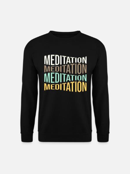 meditation - Unisex Sweatshirt - black