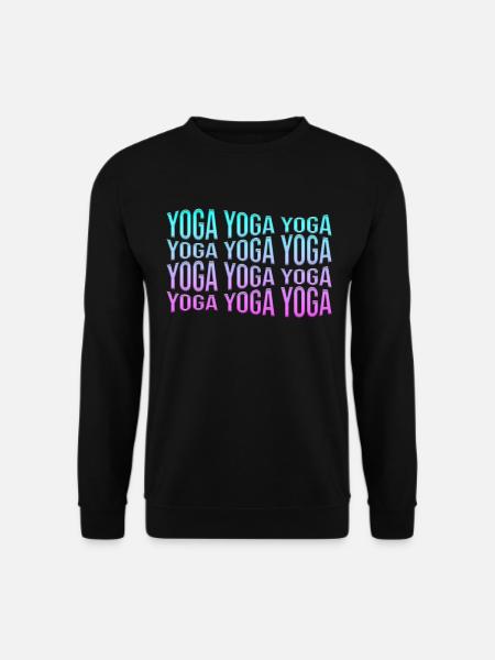 Yoga - Unisex Pullover - Schwarz