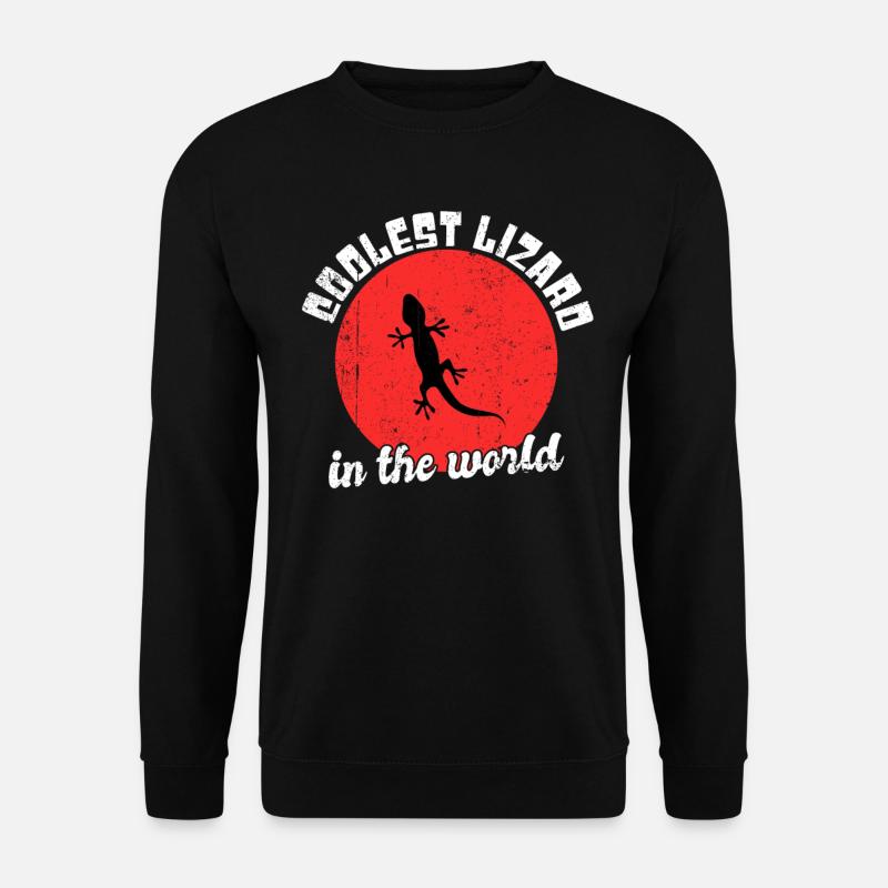 Dicton de lézard cool - Sweat-shirt Unisexe - noir
