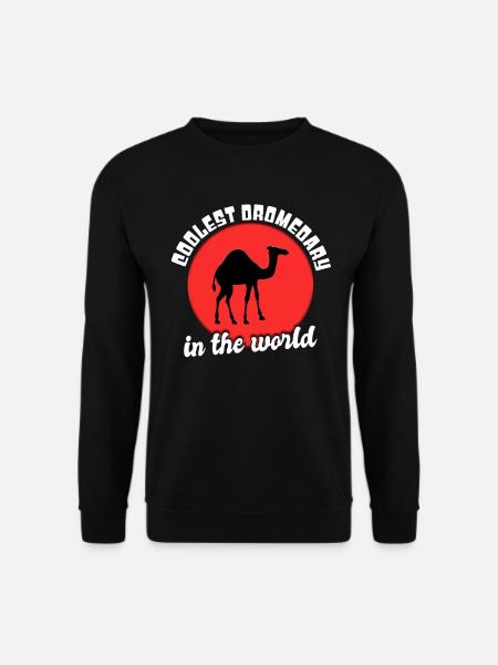 Cool dromedary saying - Unisex Sweatshirt - black