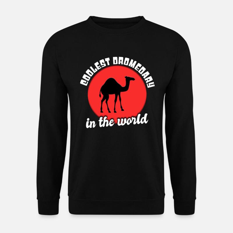 Dicton de dromadaire cool - Sweat-shirt Unisexe - noir