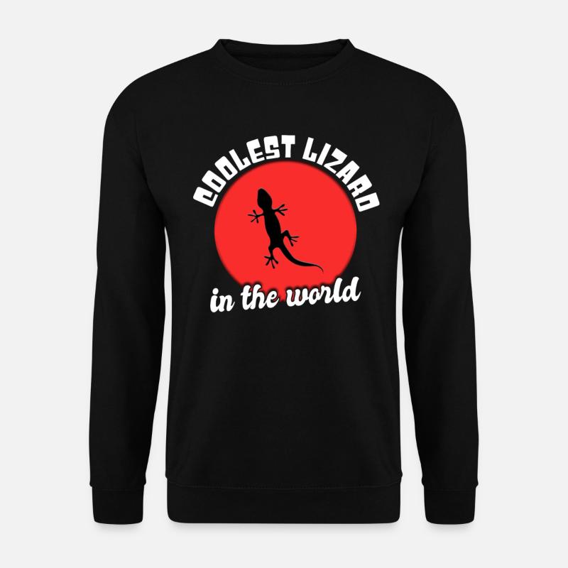 Dicton de lézard cool - Sweat-shirt Unisexe - noir