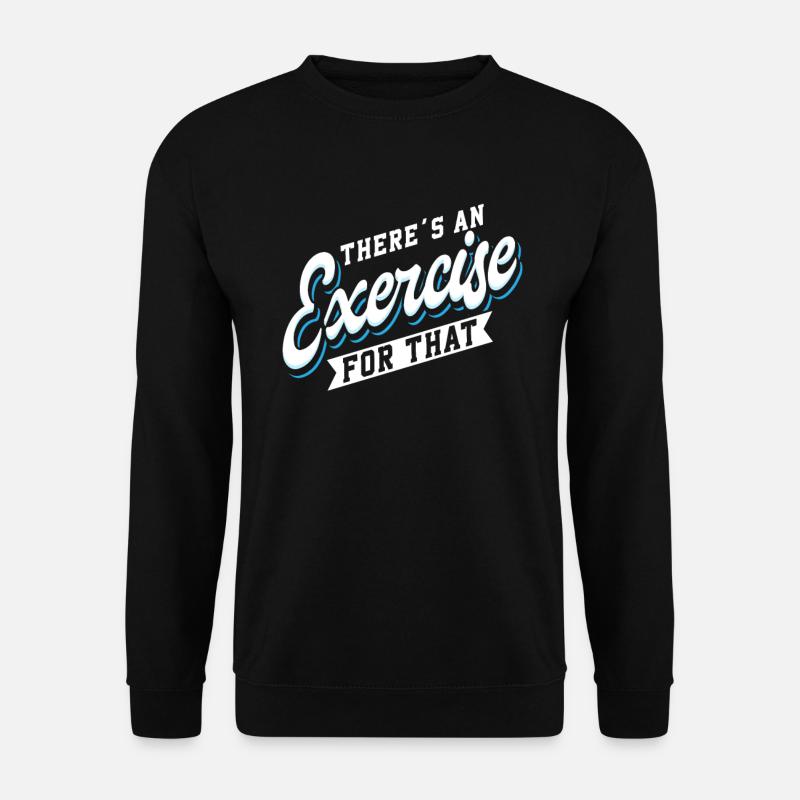 Physiotherapeut | Übungen helfen - Unisex Pullover - Schwarz