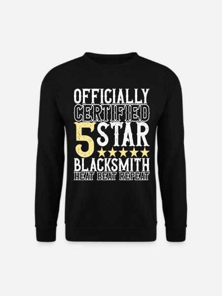 Blacksmith Forging Anvil - Unisex Sweatshirt - black
