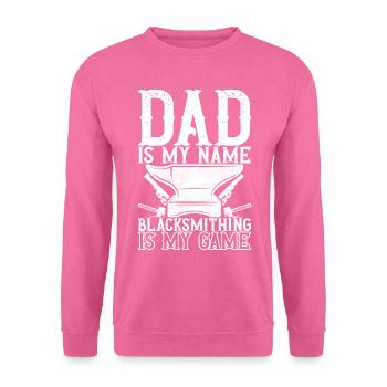 Schmied Schmieden Amboss - Unisex Pullover - Pink - Vorne