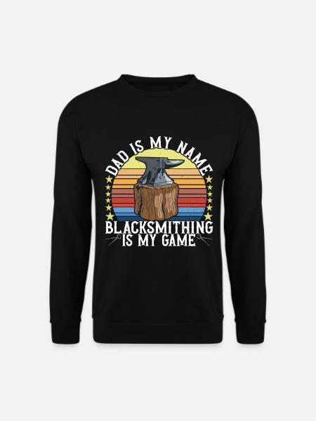 Blacksmith Forging Anvil - Unisex Sweatshirt - black