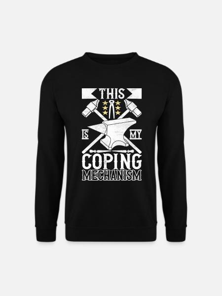 Blacksmith Forging Anvil - Unisex Sweatshirt - black