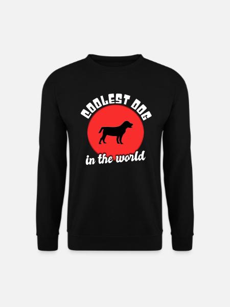 Cool dog saying - Unisex Sweatshirt - black