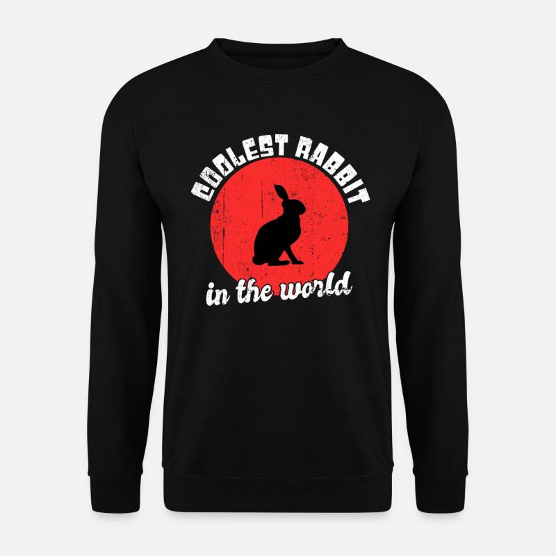Cooler Hase Spruch - Unisex Pullover - Schwarz