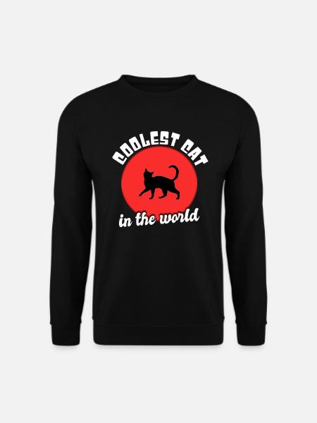 Chat cool dicton - Sweat-shirt Unisexe - noir