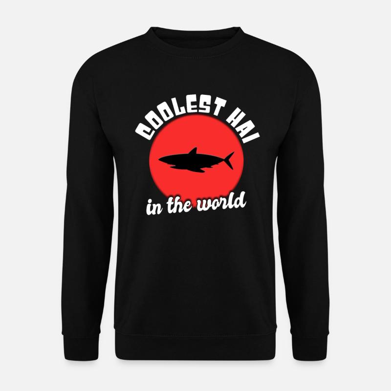 Dicton de requin cool - Sweat-shirt Unisexe - noir