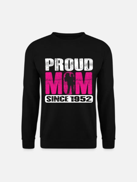 Proud Mom Since 1952 - Unisex Sweatshirt - black
