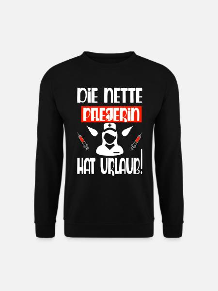 Pflegerin - Unisex Pullover - Schwarz
