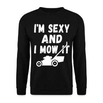 Je suis sexy et je tonds ça - Sweat-shirt Unisexe - noir - Devant - Alina (178cm) & Michal (187cm)