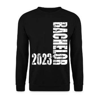 Bachelor 2023 Vintage Design - Unisex Sweatshirt - black - Front - Alina (178cm) & Michal (187cm)