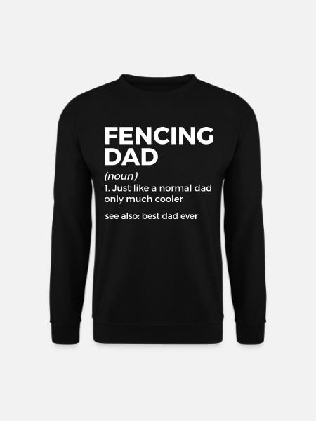 Fechten Degen Fechtduell Geschenkidee - Unisex Pullover - Schwarz