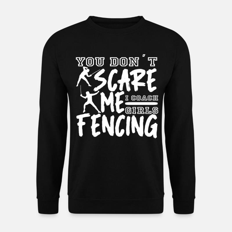 Escrime épée escrime duel idée cadeau - Sweat-shirt Unisexe - noir