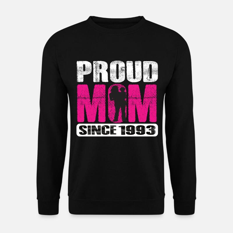 Proud Mom Since 1993 - Unisex Sweatshirt - black