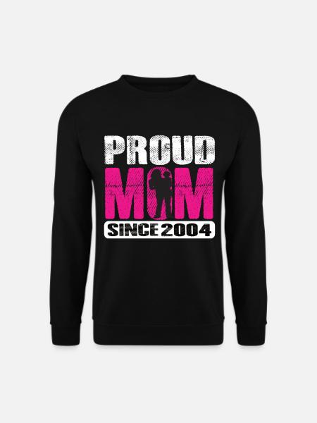 Proud Mom Since 2004 - Unisex Sweatshirt - black