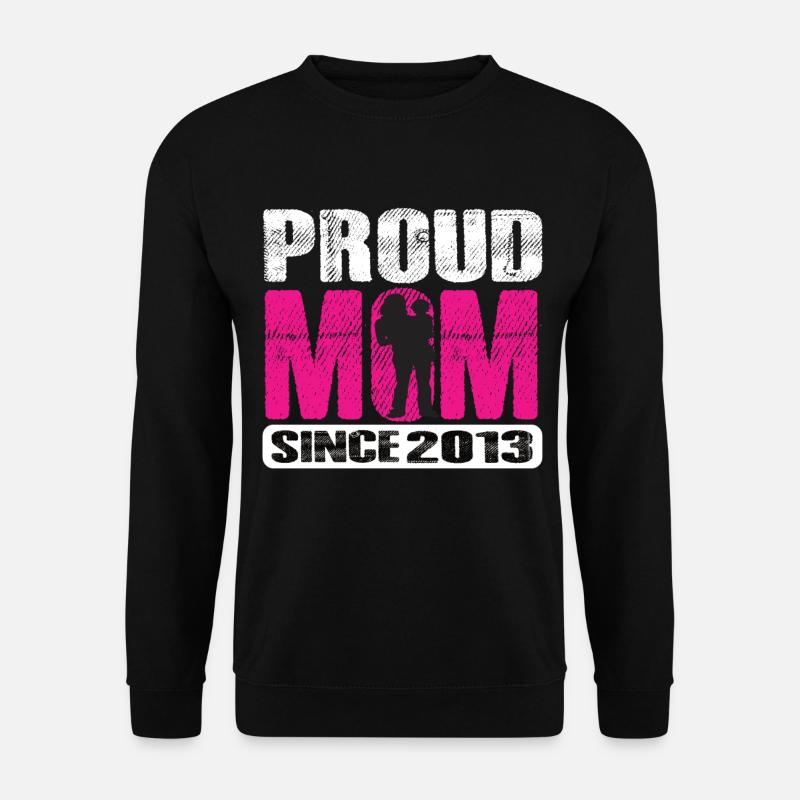 Proud Mom Since 2013 - Unisex Sweatshirt - black