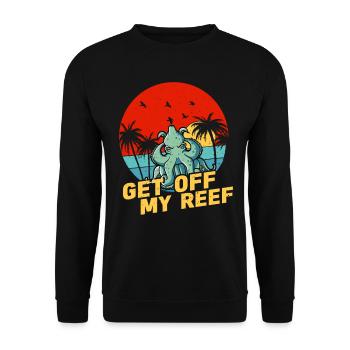 Octopus Octopus Sea Tentacle Octopus Octopus Octopus - Unisex Sweatshirt - black - Front - Alina (178cm) & Michal (187cm)
