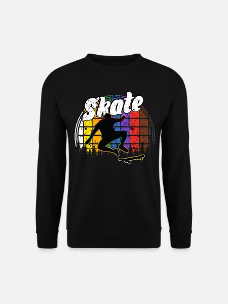 Skateboard Freestyle - Unisex Sweatshirt - black