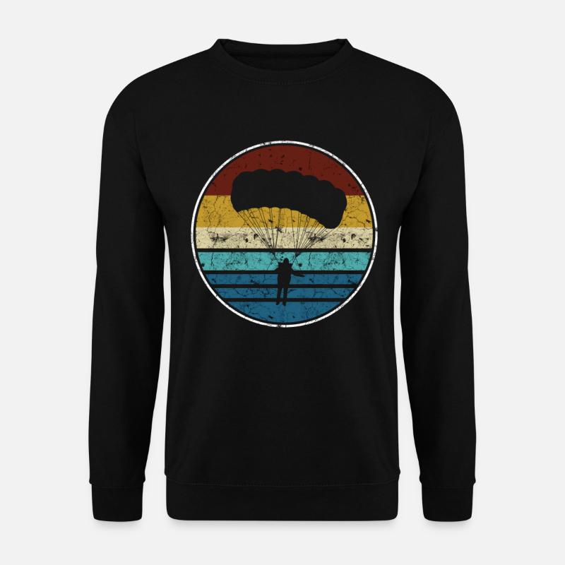 Fallschirm - Unisex Pullover - Schwarz