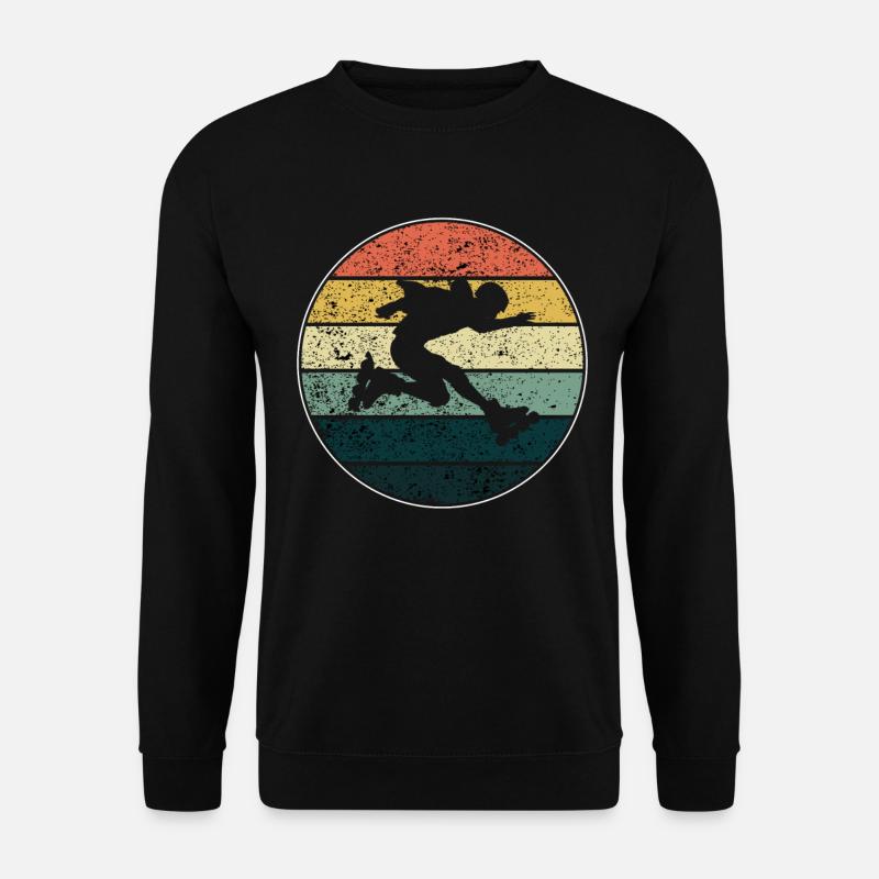 Rollerblades rollers - Sweat-shirt Unisexe - noir