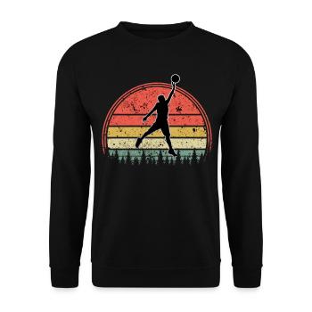 Basketteur - Basket - BBall - Basket Ball - Sweat-shirt Unisexe - noir - Devant - Alina (178cm) & Michal (187cm)
