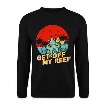 Octopus Octopus Sea Tentacle Octopus Octopus Octopus - Unisex Sweatshirt - black - Front - Alina (178cm) & Michal (187cm)