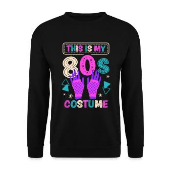 This is my - Unisex Sweatshirt - black - Front - Alina (178cm) & Michal (187cm)