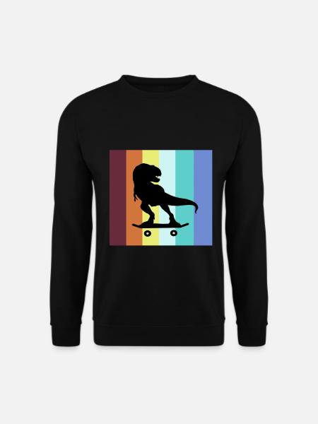 Skateboard Trex Skater Skateboard fahren - Unisex Pullover - Schwarz