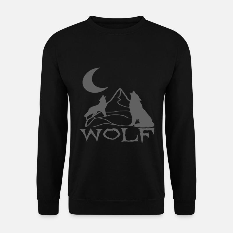 Wolves - Unisex Sweatshirt - black