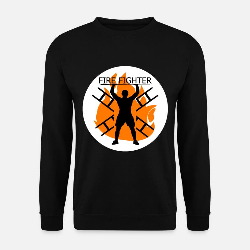 Fireman - Unisex Sweatshirt - black