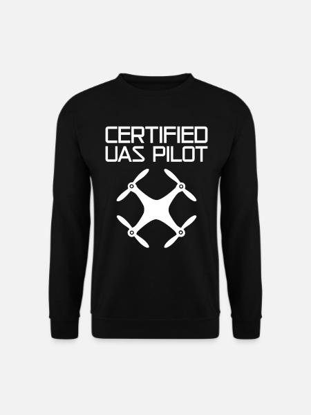 Certified UAS Pilot - Unisex Sweatshirt - black