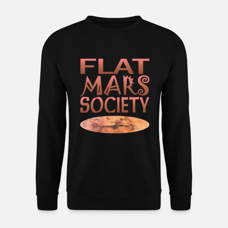 Société Flat Mars - Sweat-shirt Unisexe - noir
