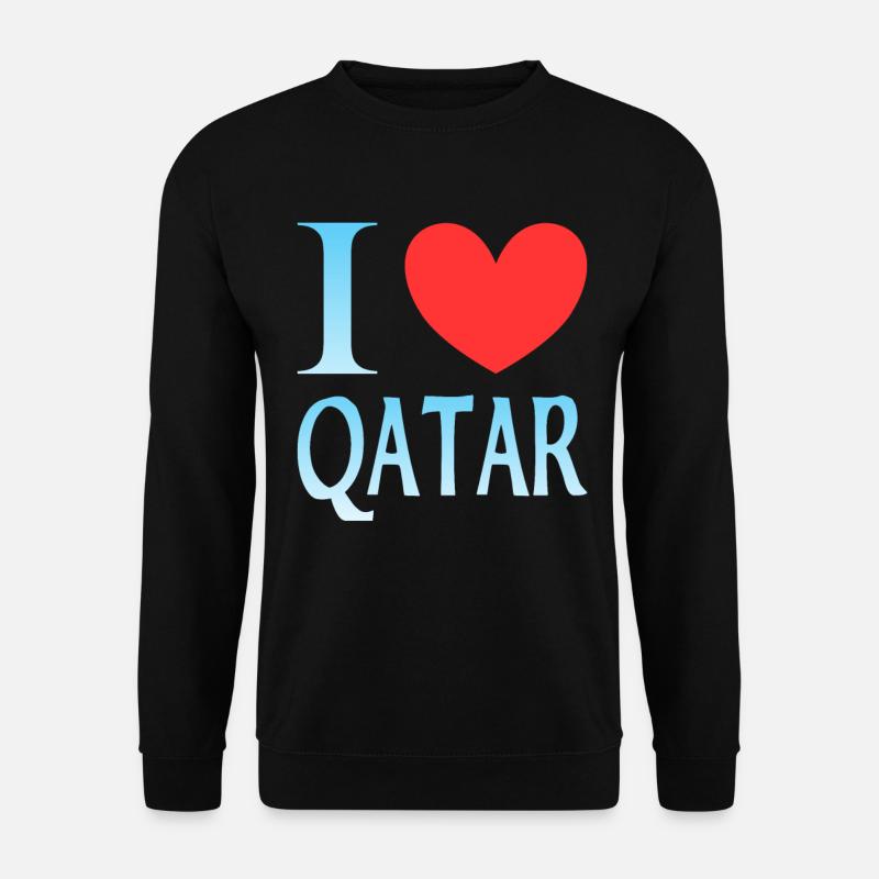 Ich liebe Katar - Unisex Pullover - Schwarz